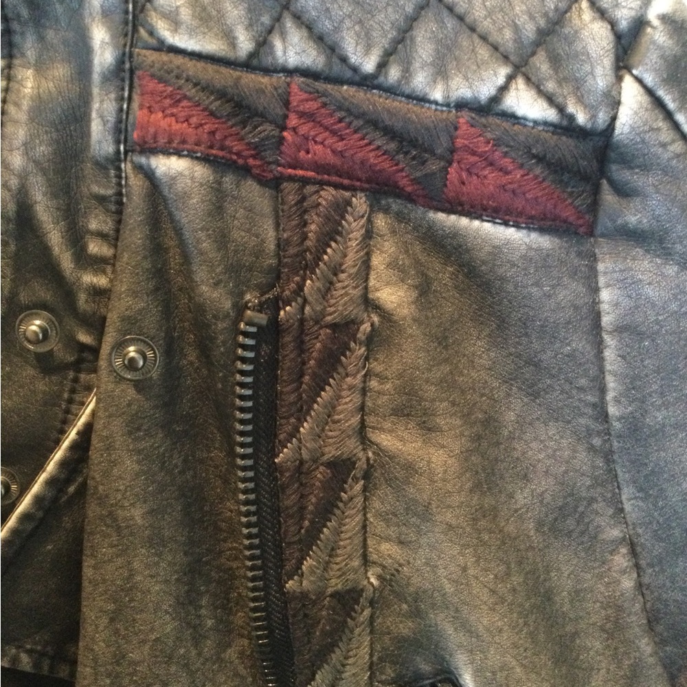 Faux Leather Jacket - Picture 2 of 4
